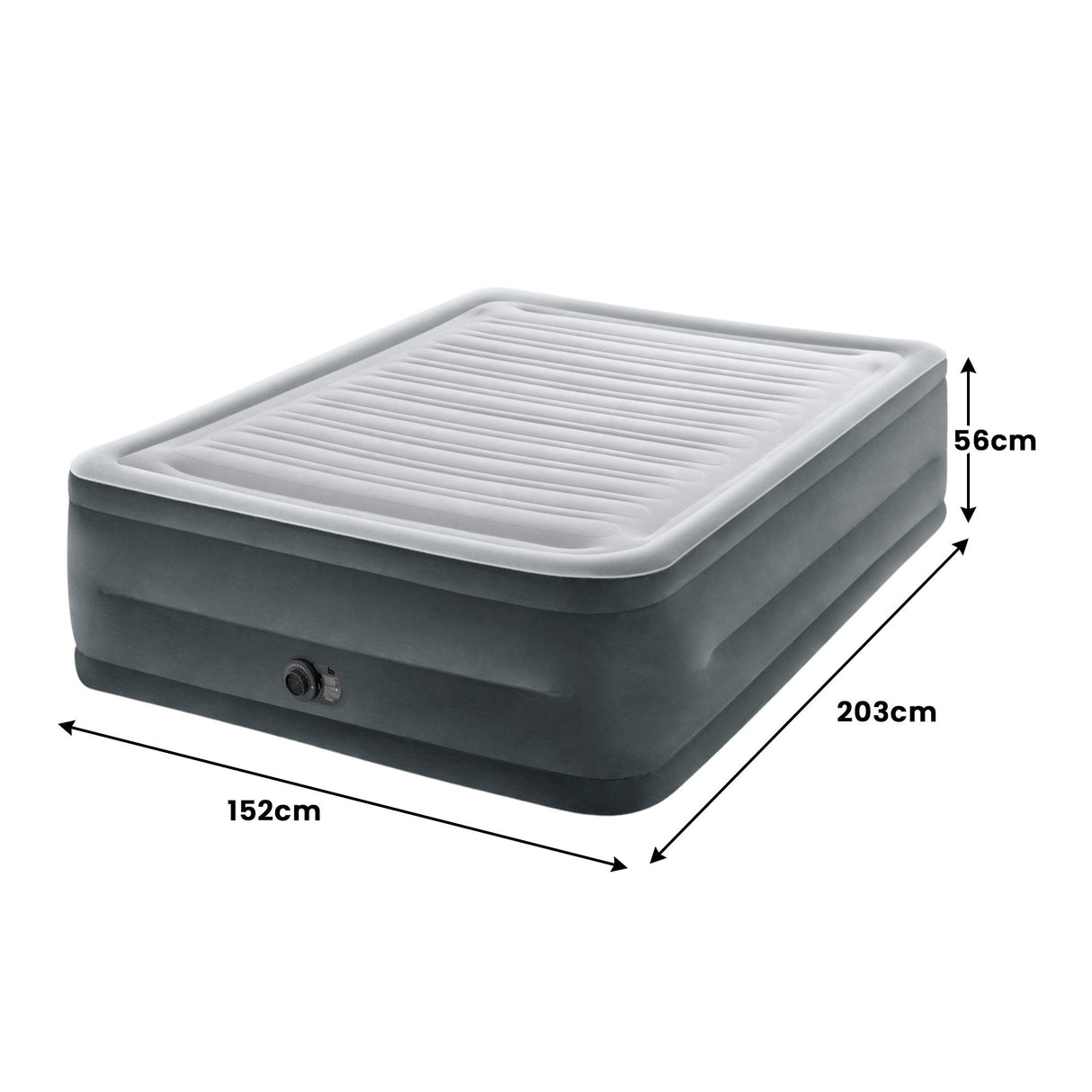 Intex Dura-Beam Deluxe Queen Comfort-Plush High-Rise Air Mattress