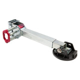 2x AL-KO 590mm Drop Down Stabiliser Leg Corner Fitted with Big Foot - Front View