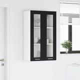 Hanging Cabinet Riga Black Oak 60 x 31 x 100 cm Engineered Wood