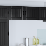 Wall Cabinet LUCCA Black 50 x 31 x 40 cm Engineered Wood