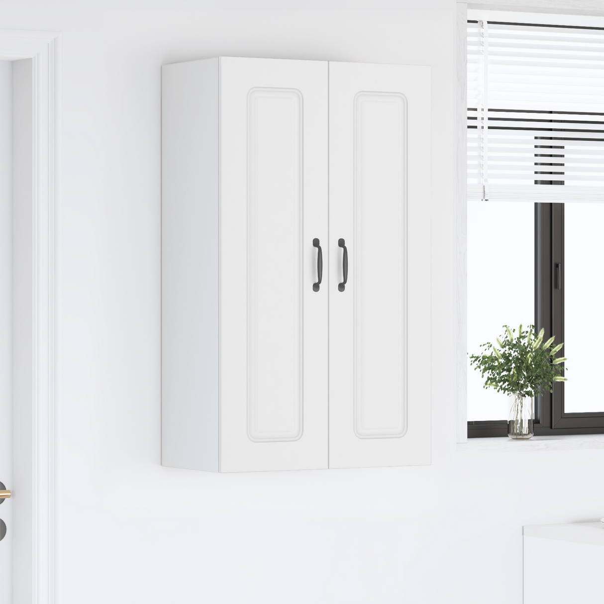 Dishwasher Panel Kalmar White 60 x 31 x 100 cm Engineered Wood