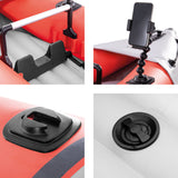 Intex Excursion Pro K1 1-Person Inflatable Kayak - Top-Down View