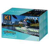Intex Challenger K1 Inflatable Kayak 68305NP - Top-Down View