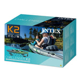 Intex Challenger K2 2-Seater Inflatable Kayak 68306NP - Top-Down View