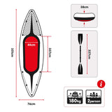 Intex Challenger K2 2-Seater Inflatable Kayak 68306NP - 45-Degree Angle