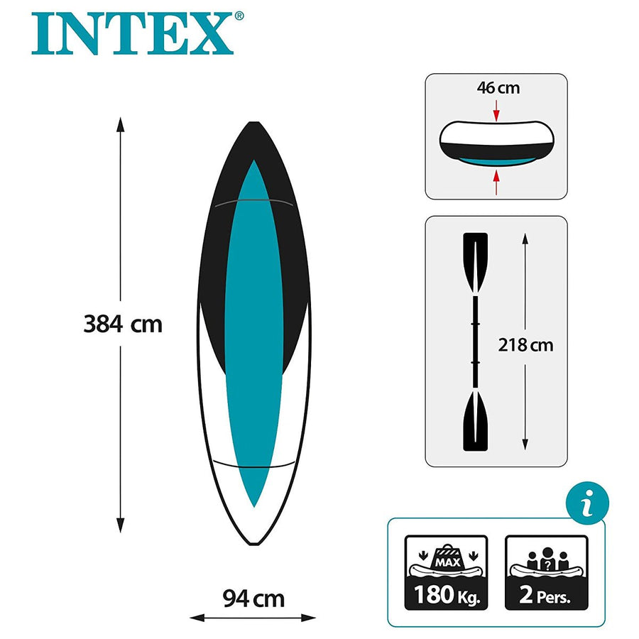 Intex Excursion Pro K2 2-Person Inflatable Kayak