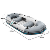 Intex Mariner 3 Inflatable Boat Set - 3 Person - Side View