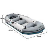 Intex Mariner 4 Inflatable Boat Set - 4 Person - Side View