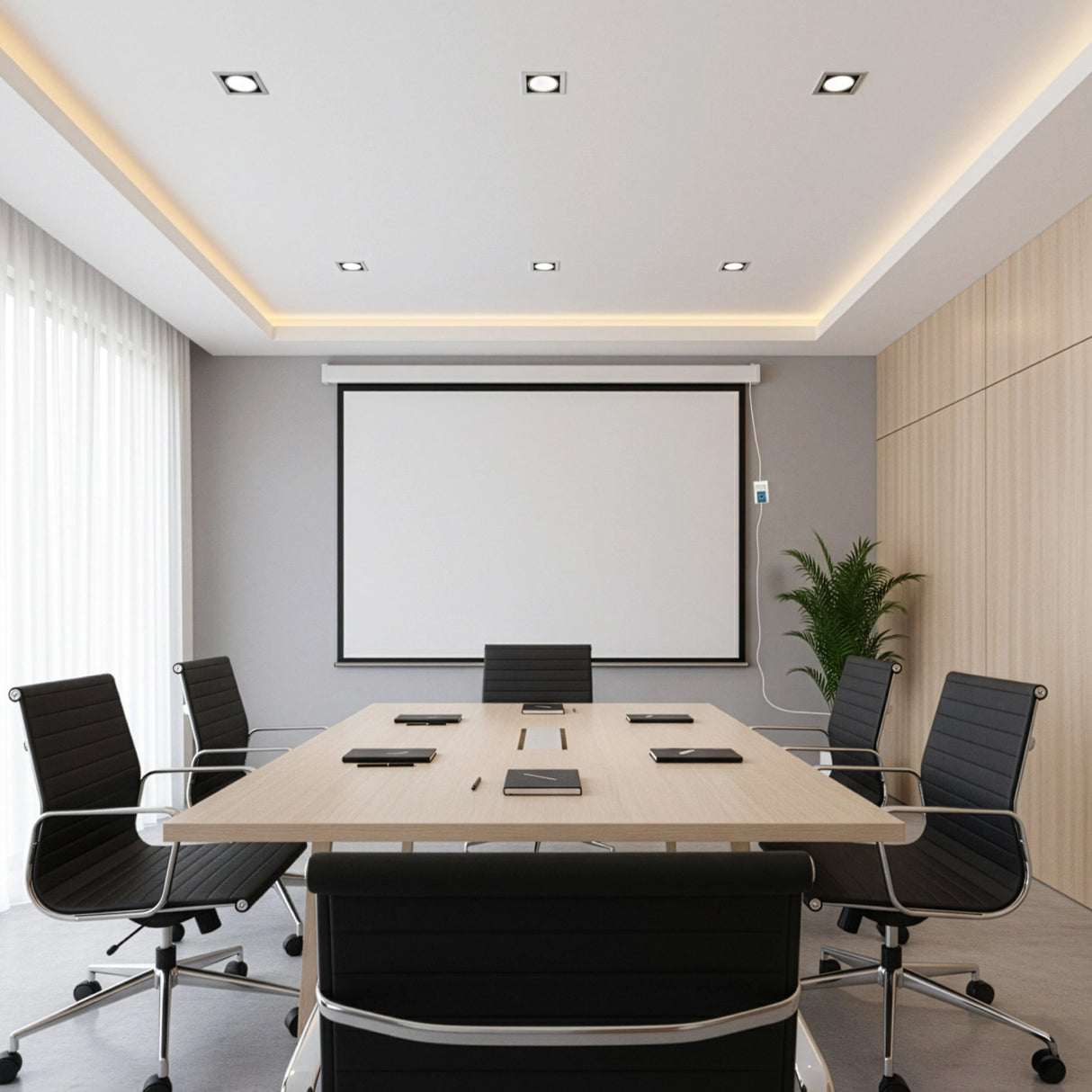 120" Electric Motorised Projector Screen TV +Remote