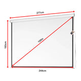 120" Electric Motorised Projector Screen TV +Remote