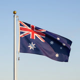 6.0m Flag Pole Full Set / Kit w Australian Flag - Side View