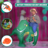 Dino Inflatable Costume - Low Angle