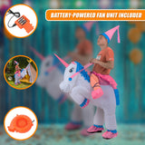 Unicorn Inflatable Costume - Close-Up Angle