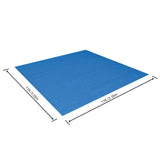 Pool Ground Cloth Flowclear 335x335 cm - Low Angle