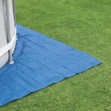 Pool Ground Cloth Flowclear 488x488 cm - Top-Down View