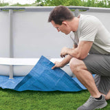 Pool Ground Cloth Flowclear 488x488 cm - 45-Degree Angle
