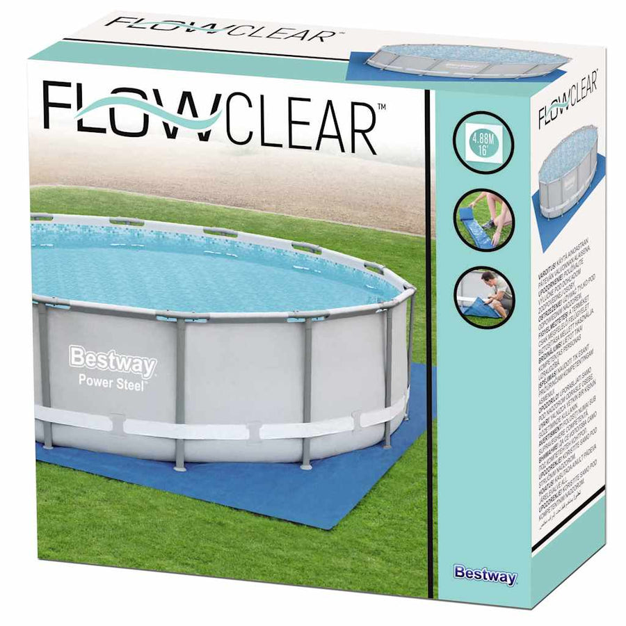 Pool Ground Cloth Flowclear 488x488 cm