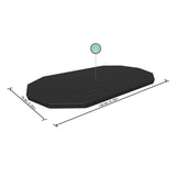Flowclear Pool Cover 418x230 cm - Rear View