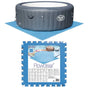 Pool Floor Protectors 8 pcs Blue