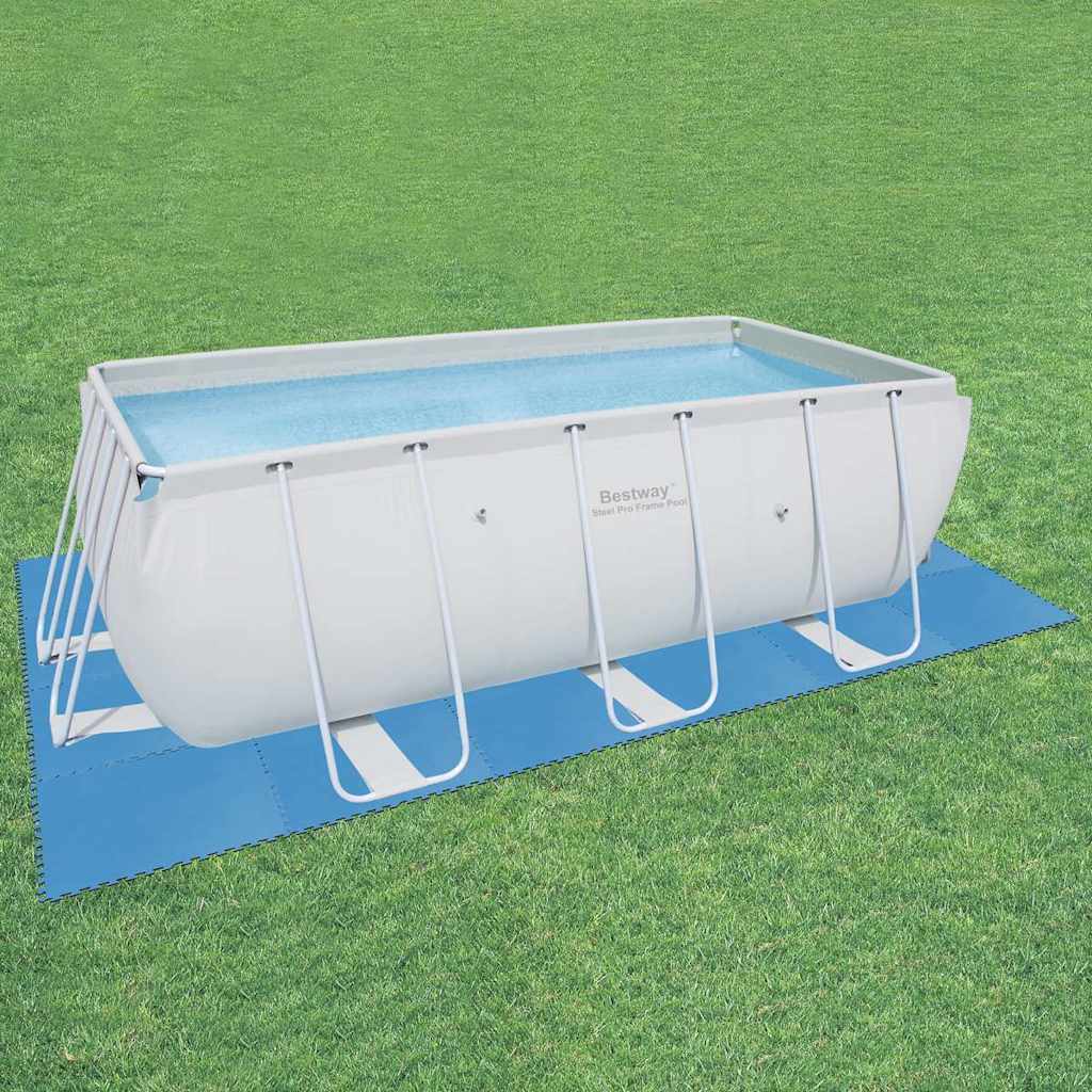 Pool Floor Protectors 8 pcs Blue