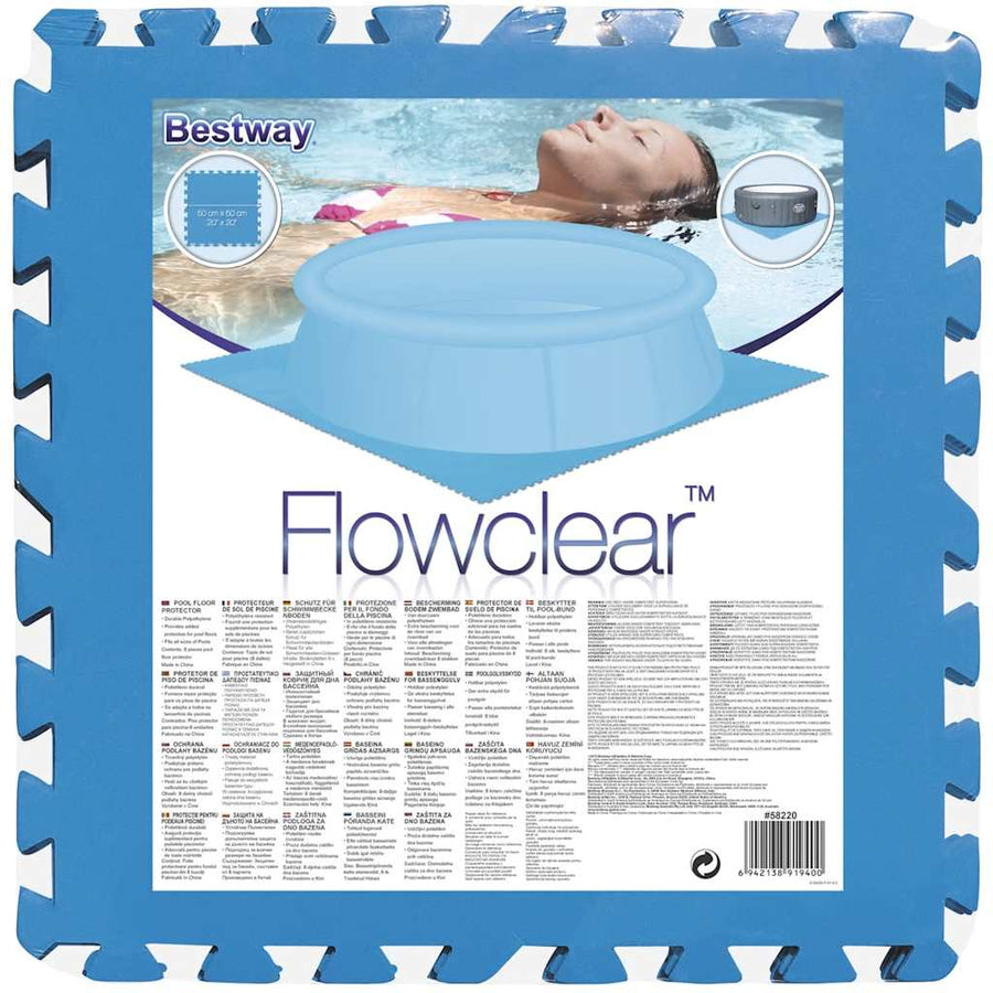 Pool Floor Protectors 8 pcs Blue