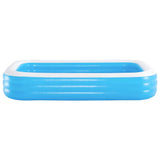Inflatable Swimming Pool 305x183x56 cm - Top-Down View