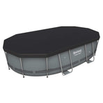 Power Steel Swimming Pool Set Oval 488x305x107 cm
