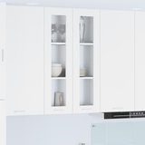Hanging Cabinet White 60 x 31 x 100 cm Engineered Wood - Side View