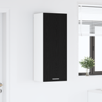 Hanging Cabinet Black Oak 40 x 31 x 100 cm Engineered Wood