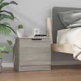 Bedside Cabinets 2 pcs Grey Sonoma 40x39x40 cm - Side View