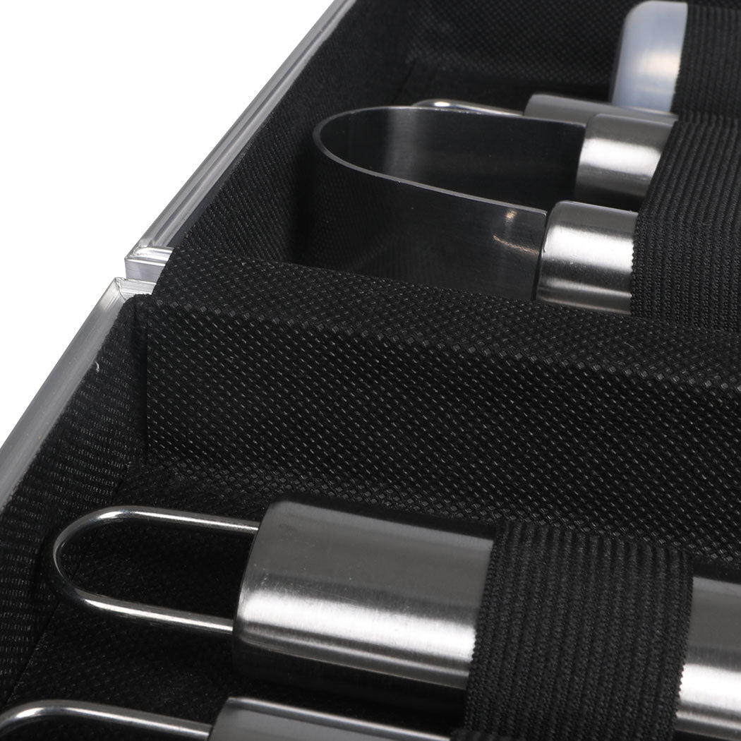 Moyasu 10Pcs BBQ Tool Set Stainless-2006733309522087941