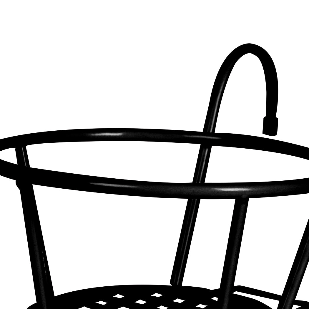 Levede 1x Flower Holder Plant Stand Black-1954802663887605765