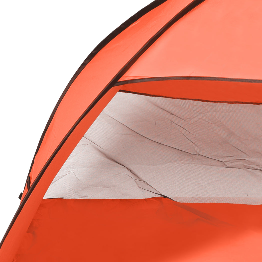 Mountview Pop Up Beach Tent Caming Portable Orange-2006732914116661253