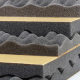 14PC Acoustic Foam Wall Panels 50x50x5cm - 45-Degree Angle