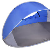 Mountview Pop Up Tent Camping Beach Blue - 45-Degree Angle