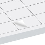 100 Sheet A4 Label White Matte Self Adhesive Sticker - Side View
