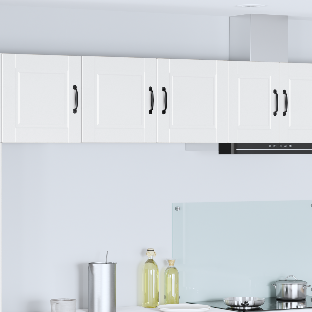 Wall Cabinet PORTO White 80 x 31 x 40 cm Engineered Wood