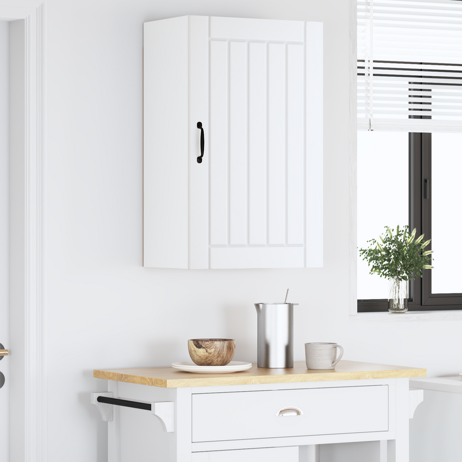 Wall Cabinet LUCCA White 50 x 31 x 80 cm Engineered Wood