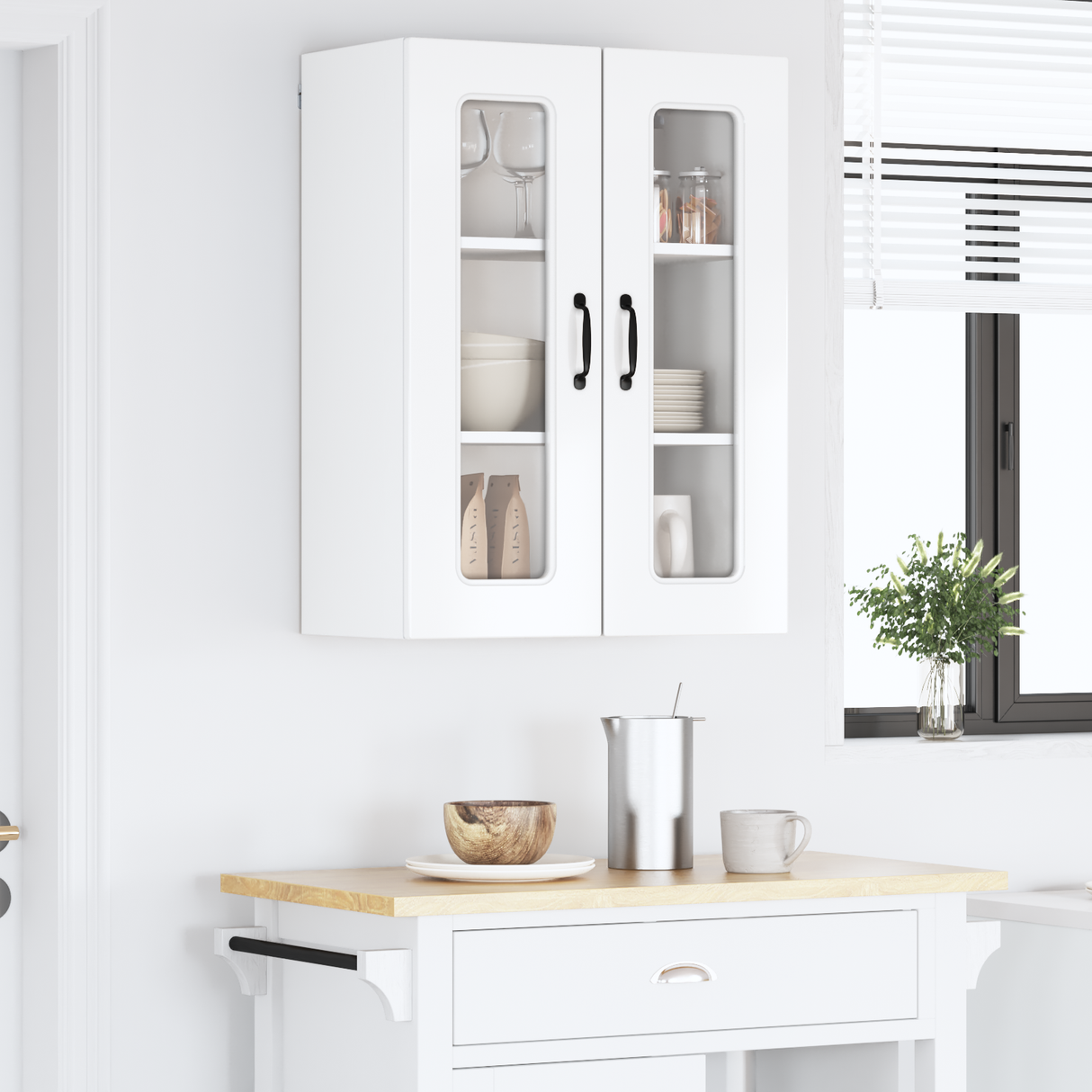 Dishwasher Panel Kalmar High Gloss White 60 x 31 x 80 cm