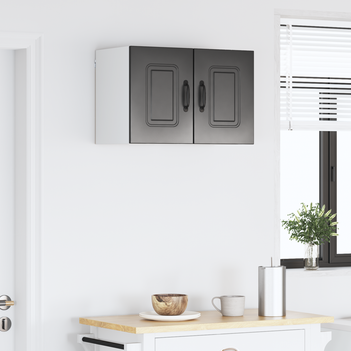 Dishwasher Panel Kalmar 2 pcs Black 30 x 31 x 40 cm