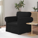 Sofa Black 95 x 82 x 80 cm Fabric