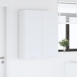 Hanging Cabinet White 80 x 31 x 100 cm Engineered Wood - Top-Down View