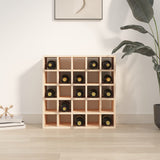Wine Cabinet 56x25x56 cm Solid Wood Pine - Side View