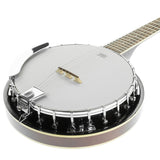 Karrera 6-String Resonator Banjo -  Brown