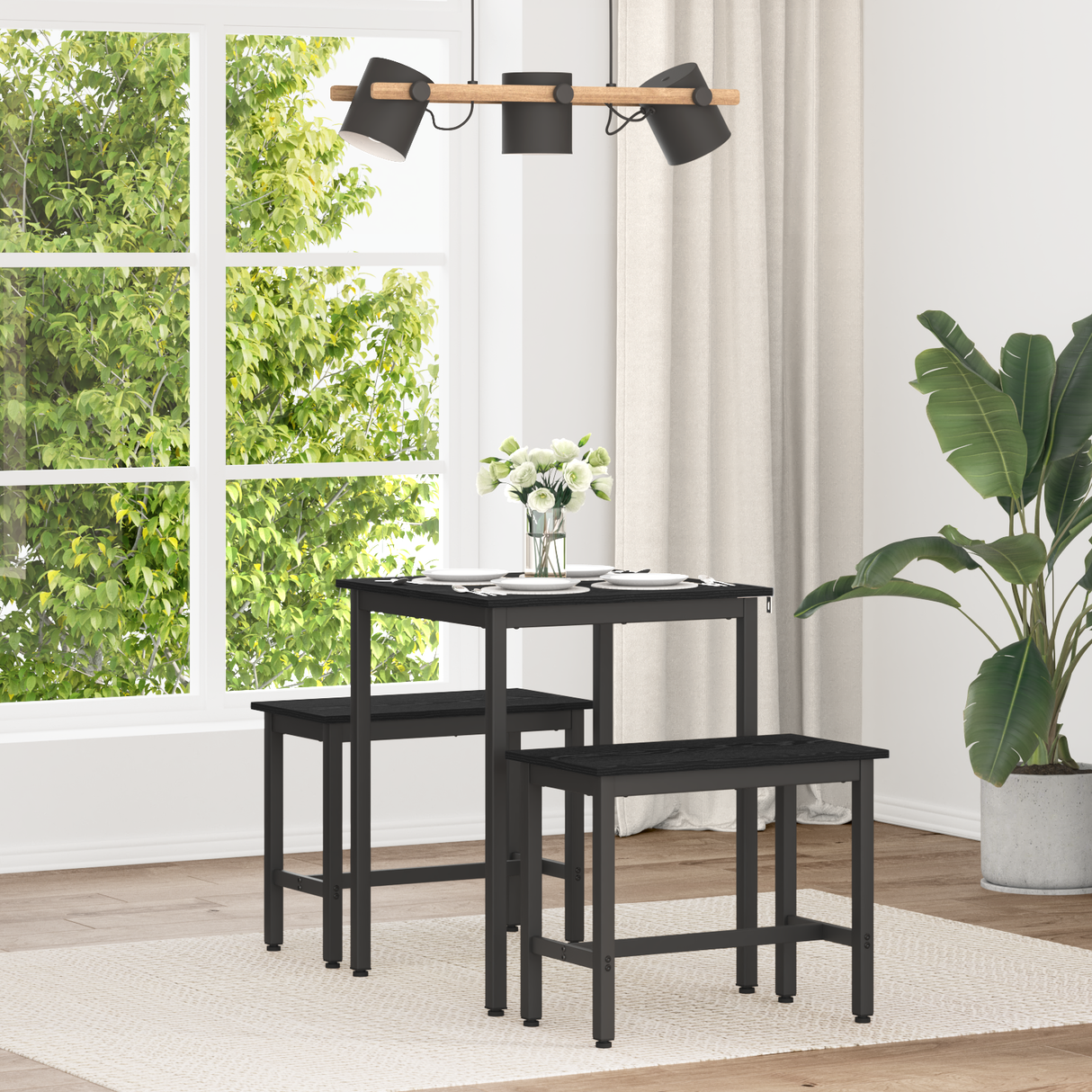 Dining Tables 60 x 60 x 75 cm METAL