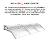 DIY Outdoor Awning Cover -1000x3000mm - Close-Up Angle