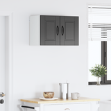 Wall Cabinet PORTO 2 pcs Black 30 x 31 x 40 cm Engineered Wood