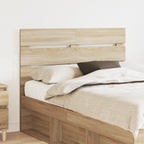 Headboard Sonoma Oak Engineered Wood - Front View