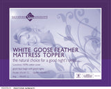 Queen Mattress Topper - 100% Goose Feather - Side View