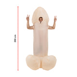 WILLY Fancy Dress Inflatable Suit -Fan Operated Costume - Extra Image
